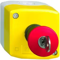 Schneider Electric Nødstop Komplet Ø40 M/Nøgle 1NO/2NC U/Tekst XALK188G