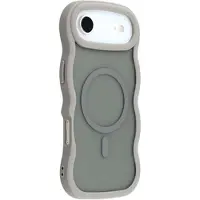Mtp Products iPhone Air Bølgekant magnetisk hybrid cover - grå