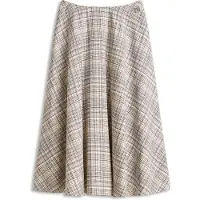 Tommy Hilfiger Nederdel lysegul / sort / hvid