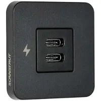 Scanstrut Dobbelt Usb-c-oplader Til Indendørs Brug