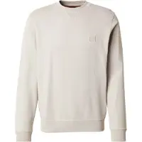 BOSS Sweatshirt i bomuldsfrotté med logomærke