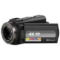 Mtp Products HDV-254KM 4K digitalt videokamera med 16X zoom, WiFi - Sort