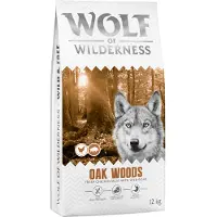 Wolf of Wilderness Adult "Oak Woods" Vildsvin - kornfri - Økonomipakke: 2 x 12 kg ny opskrift