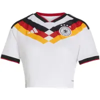 Adidas Fodboldtrøje 'Germany 26 Home Cropped' curry / rød / sort / hvid