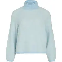 Vila Lory Knit Striktrøje Med Høj Hals