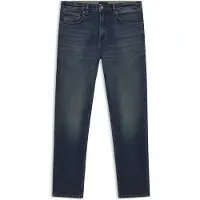BOSS Regular fit Maine-jeans i blå denim med behageligt stræk