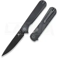 Bestechman Flick - Blackwash - G10 foldekniv, sort