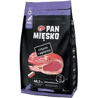 PAN MIĘSKO Kalv Med Lam M Hundefoder 3 Kg