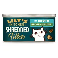 Lily's Kitchen Strimlede fileter til katte 24 x 70 g - Kylling & Muslinger