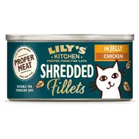 Lily's Kitchen Strimlede fileter til katte 24 x 70 g - Kylling