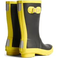 Hunter Gummistøvler sennep / rød / sort / offwhite
