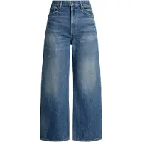 Ralph Lauren Polo Ralph Laurentil kvinder. 211969377001 Blå jeans med brede ben og høj talje (25/32), Casual, Bomuld, Denim