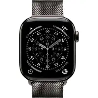 Apple - Løkke for smart watch - 42mm - 130 - 180 mm - skifer - for Watch Hermès Series 7, Hermès Series 9, SE 3, Series 10, Series 11, Series 8, Series 9