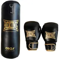 ASG Boksesæt Junior 18 kg. - Sort/Guld