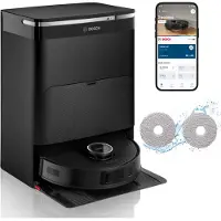 Bosch BCRDW3B, Poseløs, Sort, Rund, Støvpose, Opladning, Purification, 75 dB