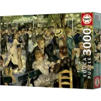 Educa Puslespil Dans På Moulin De La Galette Af Pierre-auguste Renoir 3000 Stykker