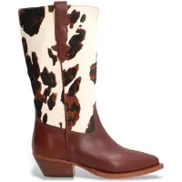 Alpe Alpetil kvinder. 554674 Brune western-støvler i læder (39), 3-5 cm, Ingen, Casual
