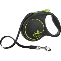 Flexi Black Design M bånd 5 m, 25 kg, grøn