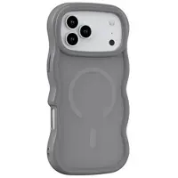 Mtp Products iPhone 17 Pro Max Bølgekant magnetisk hybrid cover - grå