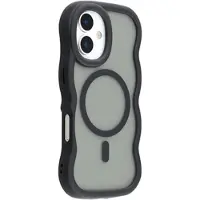 Mtp Products iPhone 17 Bølgekant magnetisk hybrid cover - sort