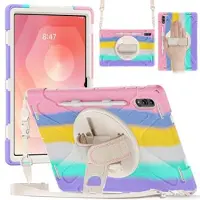 Mtp Products Samsung Galaxy Tab S11 Ultra Heavy Duty 360 Cover med Håndrem - Farverig