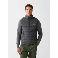 Colmar Colmartil mænd. 1268 Letvægtsvest i fjer med grå snøre (50), Casual, Polyester