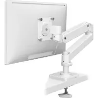 Ergotron LX Pro - Monteringssæt (monitorarm) - for LCD display - grommet montering - aluminium - hvid - skærmstørrelse: op til 34 - skrivebordsmonterbar
