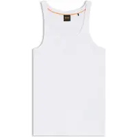 BOSS BOSStil kvinder. 50554664 Epetite T-shirt hvid (XS), Casual, Bomuld, Uden ærmer/stropper