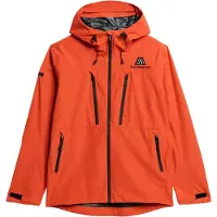 Superdry Superdrytil mænd. M5012249A Vandtæt jakke orange (XL), Casual, Polyester