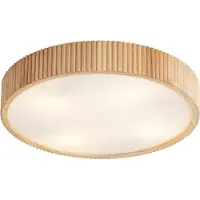 QAZQA Japandi loftslampe træ 50 cm 4-lys - Lyra
