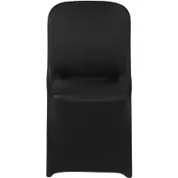 Vevor 30 stk. sorte stolebetræk, polyester spandex stolebetræk, strækbare slipbetræk til bryllupsfest, spisestue, banket, flad front, passer til stolemål op til 18,11 x 19,69 x 33,86 tommer