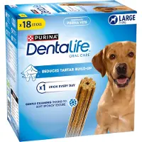 Purina Dentalife tandpleje-snacks store hunde (25-40 kg) - 36 sticks (12 x 106 g)