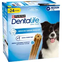 Purina Dentalife 3 + 1 gratis! tandpleje-snacks - Medium (12-25 kg) - 96 sticks