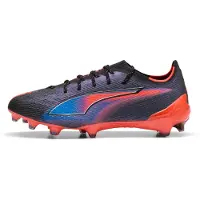 Puma ULTRA 6 ULTIMATE RELENTLESS FG Football Boots Unisex, Shoes, Black/Glowing Red, 44.5