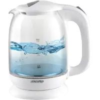 Mesko Elkedel i glas 1,7L 2200W - Hvid
