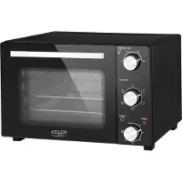 Adler Mikrobangų krosnelė elektrinė orkaitė | AD 6024 | 22 L | 1300 W | Juodas