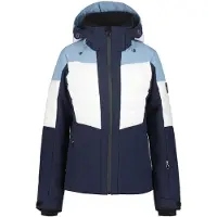 Icepeak - Skijakker dame - Florala W Bleu Fonce til UnisexUld - Størrelse 38 FR - Flåde