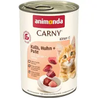 Animonda Carny Kitten 12 x 400 g - Kalv, Kylling & Kanin