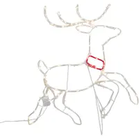 Luca Lighting Julegulvlampe hjort 50 cm inkl. LED med timer IP44 - Pax