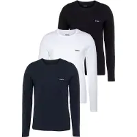 BOSS Pakke med tre T-shirts i bomuld med broderet logo