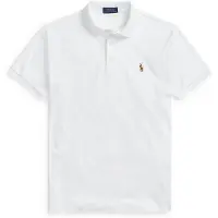 Ralph Lauren Polo Ralph Laurentil mænd. 710713130003 Custom Slim Fit poloshirt hvid (XS), Casual, Bomuld, Korte ærmer