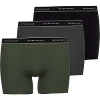 Tom Tailor Boksershorts lysegrå / grå-meleret / oliven / sort