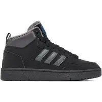 Adidas Sneaker Rapid Court Mid Winterized - Sort/Grå/Blå Børn, størrelse 38