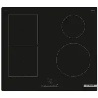 Bosch Serie 4 PVS61RBB5E, Sort, Indbygget, 60 cm, Zone induktionskogeplade, Keramisk, 4 zone(s)