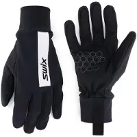 Swix - Langrendstøj - Focus Glove Jet Black til UnisexUld - Størrelse 6 - Sort