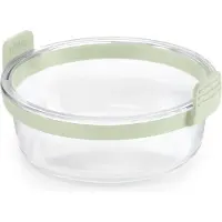 Lékué Airfryer rund glasform Transparent