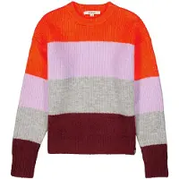 Garcia Pullover grå / cyclam / lyselilla / hummer