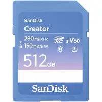 SanDisk Creator 512gb V60 Hukommelseskort