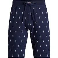 Ralph Lauren Polo Ralph Laurentil mænd. 714844765001 Strikkede pyjamasshorts i marineblå (S), Afslappet, Bomuld