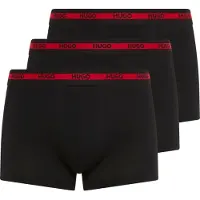HUGO Boksershorts rød / sort